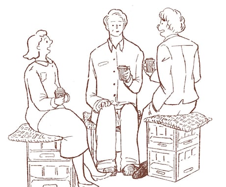 ゆるくてていねいなシンプルイラストを描きます ていねいに情報を拾い、シンプルかつ味のある絵です イメージ1