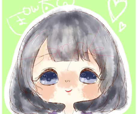 イラスト描きます SNSのアイコンにいかがでしょうか( ˙꒳​˙  )??? イメージ1