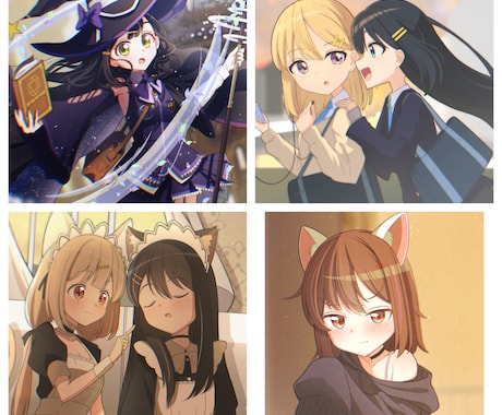 推したくなる可愛いイラスト制作します 配信者様、活動者様向けのイラストをお求めの方へ イメージ1