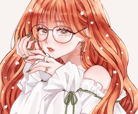 やさしい雰囲気の女の子イラストを制作いたします イメージ1