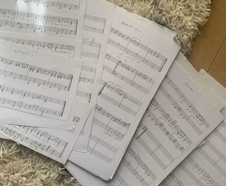 短いフレーズからOK！気軽に頼める耳コピ作成します サビだけ・ワンフレーズだけなど、ちょっとしたご依頼もお気軽に イメージ1