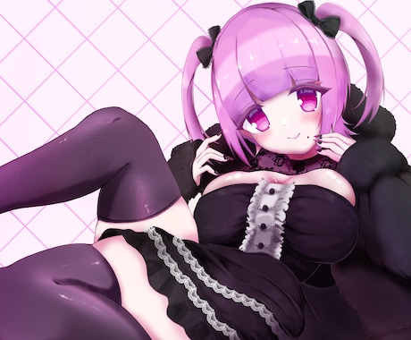 商用利用可！ダークで病み可愛い女の子描きます 甘いだけじゃない重病み可愛いが一番可愛い！ イメージ1