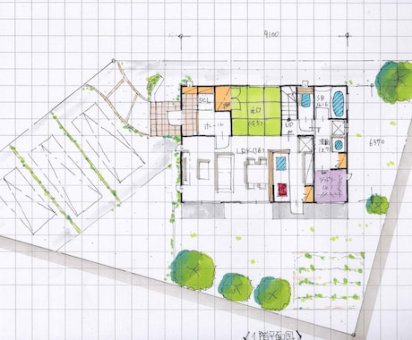 一級建築士が手描きで理想の間取りご提案します ★間取り迷子になっているあなた！ご希望をお聞かせください！ イメージ2