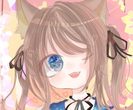 SNSなどのアイコン描きます 女の子キャラ描きます！幅広く対応。ミニから等身までなんでも。 イメージ1