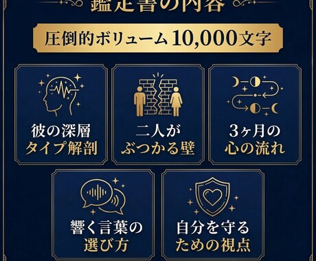 重い恋、深く鑑定し向き合います 本気の恋に、覚悟を持って向き合う深掘り鑑定 イメージ2