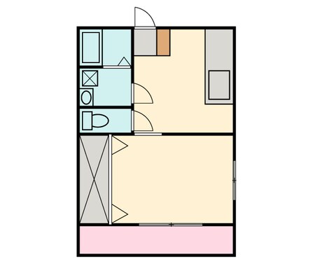 間取りの風水鑑定✨開運・幸せを呼ぶ部屋作りをします 1R・1K・1DK 対応◇あなたに合った方位で運気ＵＰ！ イメージ1