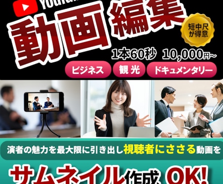 youtubeショート動画編集を行います イメージ1