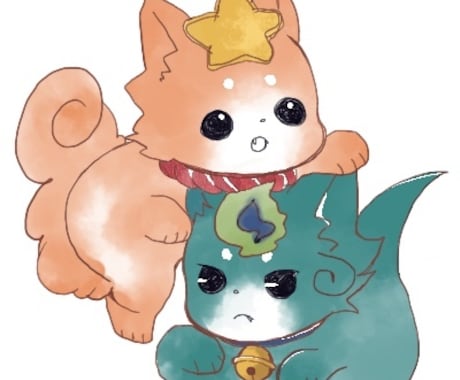 ゆるかわ動物・人物アイコン描きます やさしく親しみやすいアイコンを丁寧に制作します イメージ2