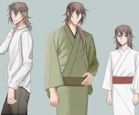 キャラクターの立ち絵イラストを描きます TRPG等に使用できるキャラクターイラスト制作を承ります イメージ2