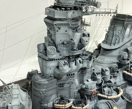 艦船模型1/700 350専用制作致 します 色分け塗装、エッチング、ディテールアップ、汚し塗装致します。 イメージ2