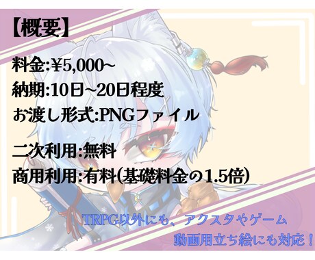 幅広く使えるデフォルメキャラ立ち絵、制作いたします 幅広い絵柄のミニキャラ立ち絵をお届け！ イメージ2