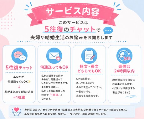 夫婦・結婚生活の悩み｜つらい気持ちに寄り添います 喧嘩｜不倫｜浮気｜DV｜モラハラ｜別居｜離婚｜復縁｜不安 イメージ2