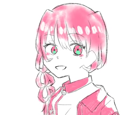 可愛い女の子の絵を描きます イメージ1