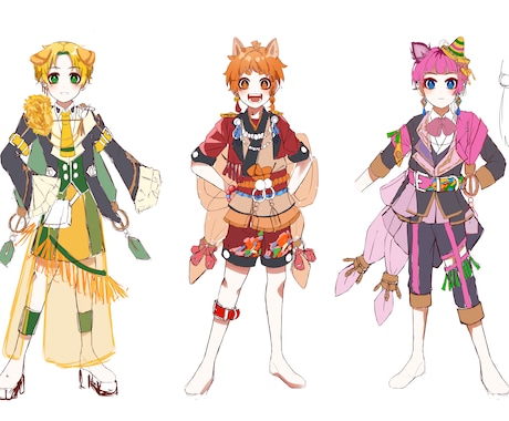 即日納品可能！MV、サムネ、立ち絵イラスト描きます 誠心誠意高いクオリティで提供します！ イメージ2