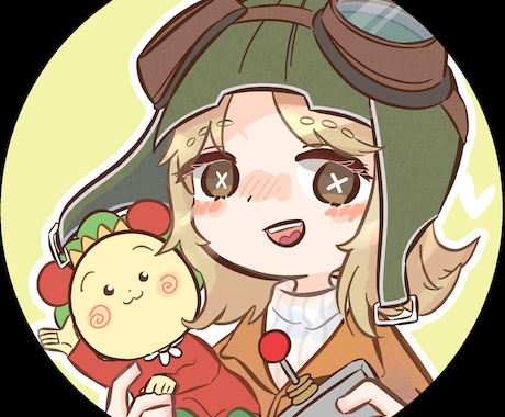 可愛いアイコン描きます 毎日見るアイコンで気分上げませんか？ イメージ1