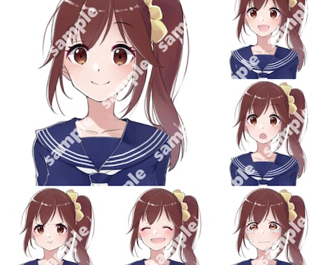オリキャラのアイコンをお描きいたします SNSや動画サイトなど。文字入れ、丸型対応は無料です！ イメージ1