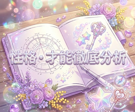あなたの性格・才能をホロスコープで徹底分析します 【500円】あなただけの星読みレポート4000字以上 イメージ1
