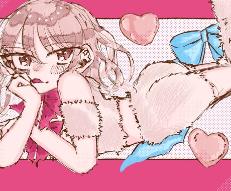 可愛い女の子を描きます！ます 希望に合わせて可愛い女の子を描きます。 イメージ2