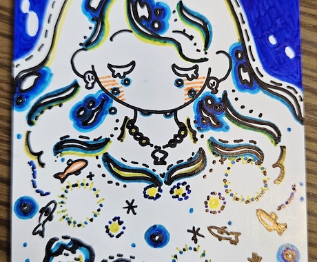 ペットやお題からゆる女の子イラストお描きします イメージ1