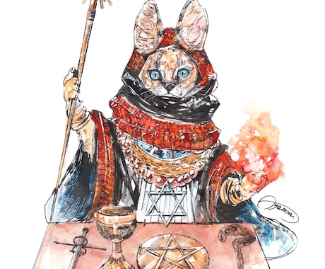 リアルだけど超幻想的！あなたのお好みの動物描きます 可愛いから格好いいまで！装飾的な水彩動物画（ペット可） イメージ2