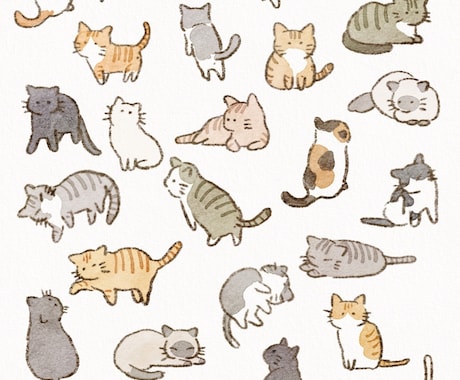 犬・猫などのデフォルメイラストをお描きします 大切なペットや好きな動物をかわいいイラストとして残したい方へ イメージ1