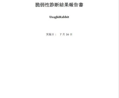 Webサイトの脆弱性を診断し、レポートにまとめます 誰でもわかりやすいレポートにまとめ、診断を支援します イメージ2