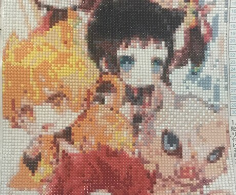 ダイヤモンドアート作成代行します インスタ依頼数250名御依頼いただきました イメージ1