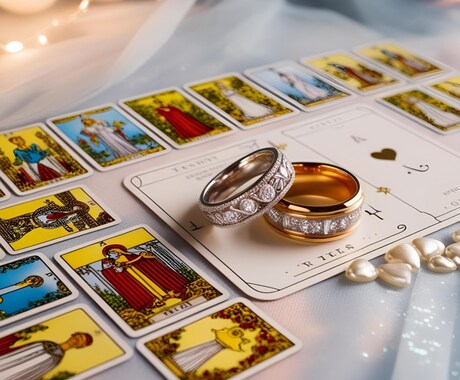 結婚★あなたの婚活の行方を霊感タロットで占います マッチングアプリ/結婚相談所/相手の気持ち/お見合い/成婚 イメージ1