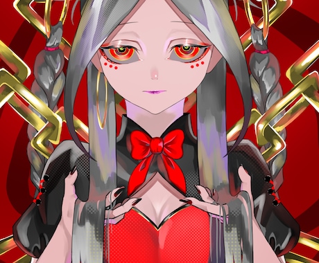 MV・Vtuber・SNS向けイラストを描きます 強い色彩表現で記憶に残る女の子イラストを制作します イメージ2
