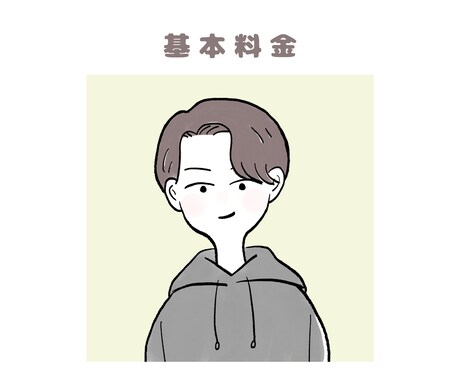 商用利用◎ゆるくてかわいいアイコンお描きします SNSやブログ等のアイコンに♪手描きのほんわかイラスト イメージ2