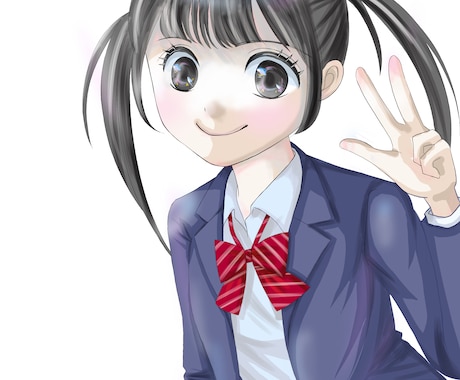 女の子イラストをお描きします 可愛く元気な女の子が得意です。 イメージ2