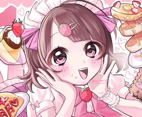 あなたのオリキャラ描きます 私の絵であなただけの可愛いを届けます イメージ2