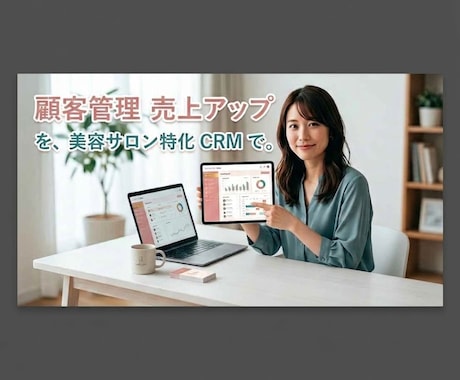 個人サロンの顧客管理・リピート率向上を支援します 企業CRM実務経験者がオーナー目線で丁寧にサポートします イメージ1