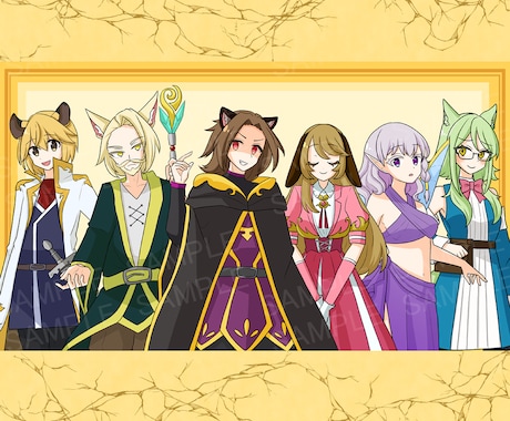 膝上までの立ち絵を描きます オーダーメイドの立ち絵制作します イメージ2