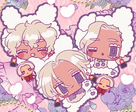 SNS等のアイコン作成致します 少しレトロチックでキラキラなイラストが得意です(☆꒳☆) イメージ2
