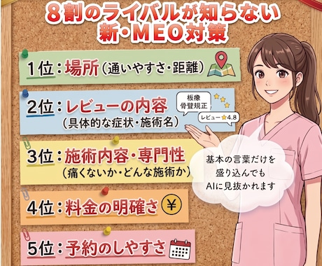整体鍼灸院のMEO対策！マップ上位表示を支援します イメージ1
