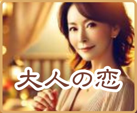 大人の恋♡許されない恋愛/複雑恋愛/不安/占います 40歳以上限定/男女OK/誰にも言えない/寄り添い傾聴します イメージ1