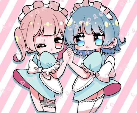 キュートなイラスト描きます 可愛い ゆるかわ アイコンなどにいかがでしょうか イメージ2