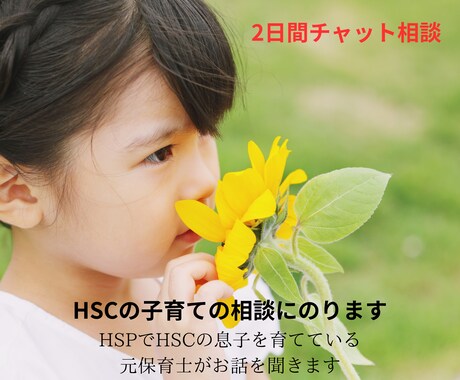 HSCの子育ての相談にのります HSPで、HSCの息子を育てている元保育士がお話を聞きます イメージ1
