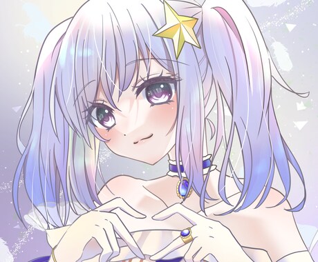 SNS等で使えるアイコンを描きます 限られたサイズの中でキャラクターの魅力を最大限引き出します! イメージ1