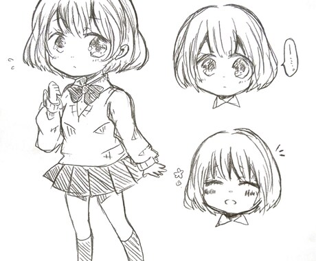 可愛いちびキャラ描きます 低価格で可愛いイラストをどうぞ！ イメージ2