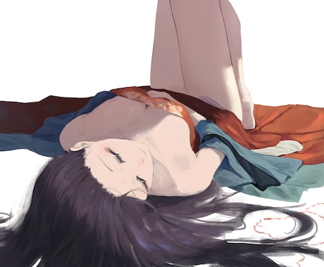 背景無しのキャラクターイラストを描きます シンプルな立ち絵やMV等に使用するイラストが必要な方へ イメージ1