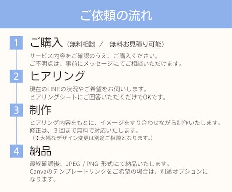LINEリッチメニューを制作します 実績作り価格にて提供中！反応あるリッチメニュー作ります！ イメージ2