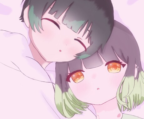 人物、歌ってみたイラスト、夢絵描きます 夢絵 等身絵 ミニキャラ 歌ってみた イメージ2