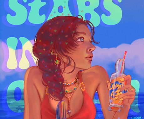 一枚絵、アイコン他、イラスト全般制作いたします イメージ1