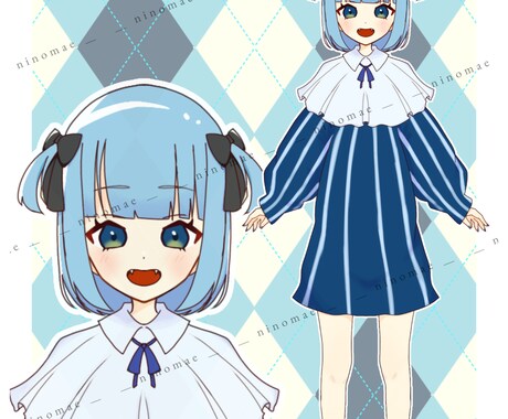 IRIAM対応！立ち絵描きます IRIAMやTRPG等に使用できるイラスト描きます！ イメージ2
