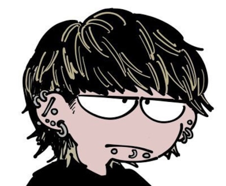 デフォルメイラスト描きます 服、髪、ピアスなど忠実に再現します。お気軽にどうぞ！ イメージ2