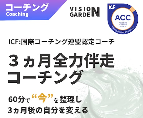 本気で変わる3ヶ月：全力伴走コーチングします 60分で“今”を整理し、3ヵ月後の自分を変える継続セッション イメージ1