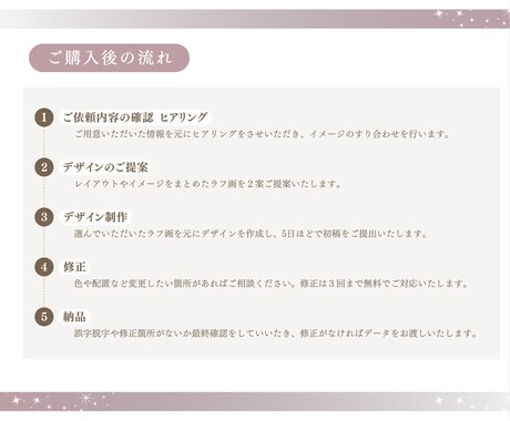 初めての方ご相談ください！チラシをデザインします 大人っぽくシンプルなデザインが得意です *:・✧ イメージ2