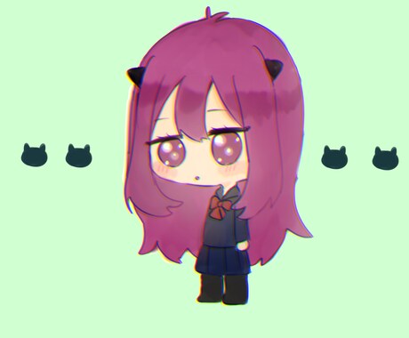 SNS用のアイコン描きます あなただけの可愛いイラストをお届け致します！ イメージ2